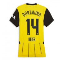 Borussia Dortmund Maximilian Beier #14 Hemmatröja Dam 2024-25 Kortärmad